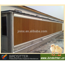 Automatic chicken poultry evaporative cooling system